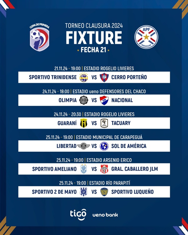 Partidos en simultáneo para este lunes • PARAGUAY TV
