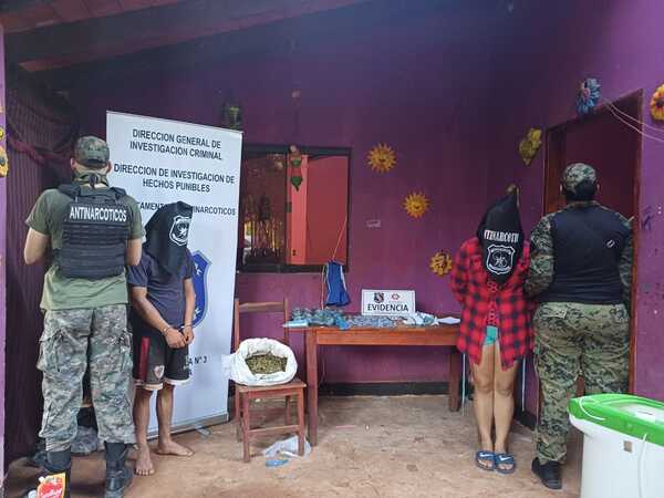 Allanamientos en Caacupé acaban con detención de supuestos microtraficantes - 1000 Noticias
