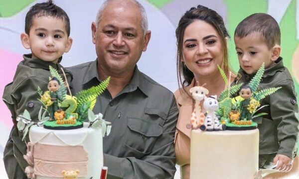¡Qué bendición! El “Chiqui” celebró el cumple de sus peques