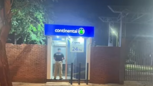 Otro ataque a cajero: Seis asaltantes huyen tras frustrado robo en Luque