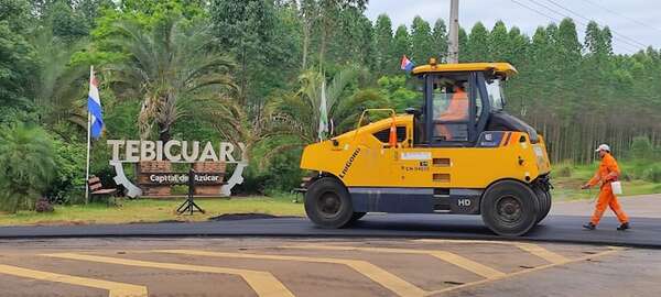 Por fin avanza la construcción de una rotonda en el cruce a Tebicuary - Economía - ABC Color