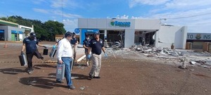 Reportan 3 detenidos por el asalto al banco de Naranjal