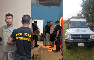 Detienen a tres hombres sospechosos del asalto en Naranjal y buscan a ex policía - Noticiero Paraguay