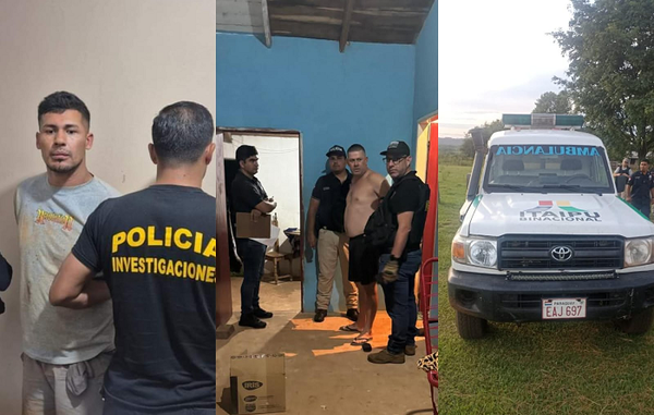 Detienen a tres hombres sospechosos del asalto en Naranjal y buscan a ex policía - Noticiero Paraguay