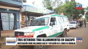 Asaltantes de Naranjal utilizaron una ambulancia para escapar