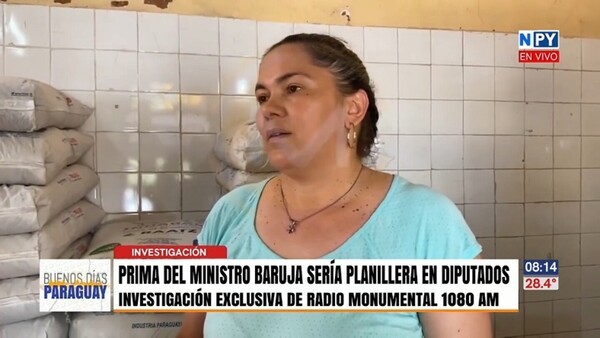 Prima del ministro Baruja cobra salario en Diputados pero trabaja en su negocio en Paraguarí
