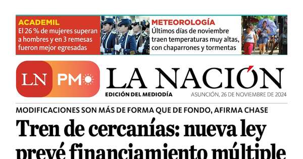 La Nación / LN PM: edición del 26 de noviembre