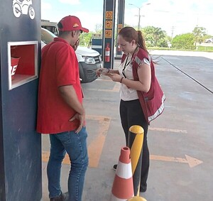 Boquerón: Fiscalizadores del Ministerio de Trabajo recorren estaciones de servicios para asegurar formalización laboral