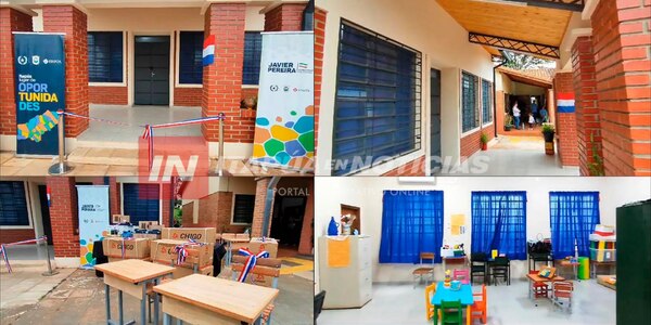 JAVIER PEREIRA INAUGURA OBRAS Y ENTREGA EQUIPOS A CENTRO EDUCATIVO DE ENCARNACIÓN - Itapúa Noticias