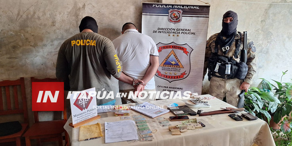 ENCARNACIÓN: DETIENEN A HOMBRE BUSCADO POR TRÁFICO DE DROGAS - Itapúa Noticias