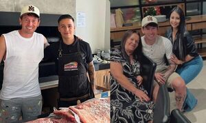¡Asadacho! Fer Fer le festejó su cumple a su mamá