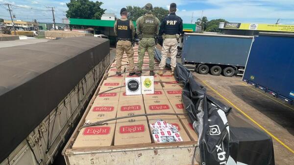 Requisan 450.000 paquetes de cigarrillos de Tabesa en Brasil
