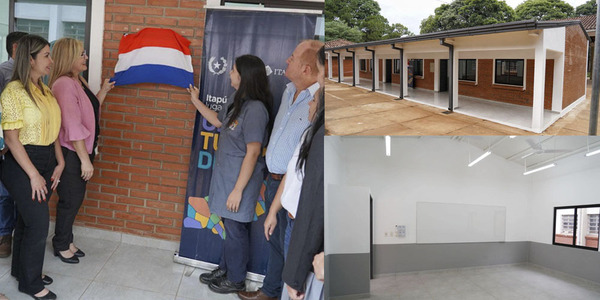 GOBERNACIÓN DE ITAPÚA INAUGURA AULAS EN EL COLEGIO TÉCNICO DE ENCARNACIÓN - Itapúa Noticias
