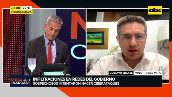 Infiltraciones en redes del Gobierno: ministro destaca cooperación de Estados Unidos en la detección - Mesa de Periodistas - ABC Color