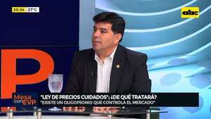 “Ley de precios cuidados”: diputado defiende su iniciativa - Mesa de Periodistas - ABC Color