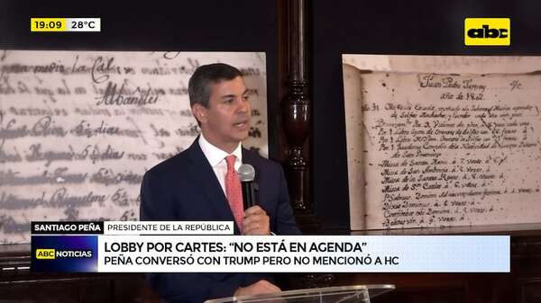 Video: Peña aseguró que lobby por Cartes “no está en agenda” y lamentó anuncio de Carrefour - ABC Noticias - ABC Color