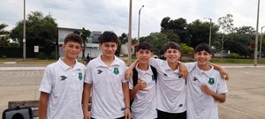 Selección Cambyretá C-15 de Fútbol de Salón rumbo al Nacional en Presidente Franco