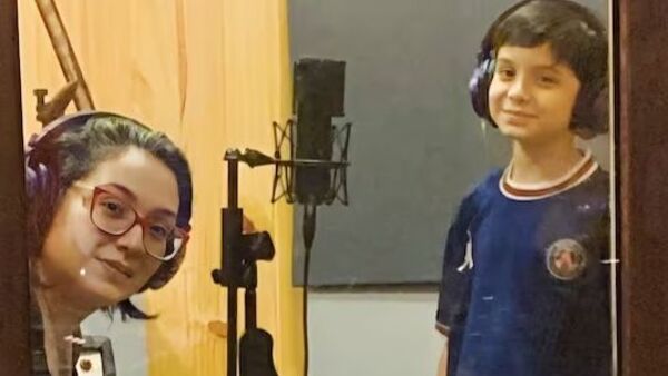 ¡Andrea Valobra lanzará una canción a dúo con su hijo de nueve años!