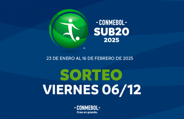 Sudamericano Sub 20: Sorteo se realizará el 6 de diciembre • PARAGUAY TV