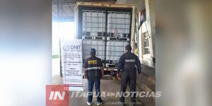 INCAUTAN VEHÍCULO CON MERCADERÍA DE DUDOSA PROCEDENCIA EN MARÍA AUXILIADORA  - Itapúa Noticias