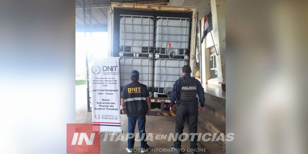 INCAUTAN VEHÍCULO CON MERCADERÍA DE DUDOSA PROCEDENCIA EN MARÍA AUXILIADORA - Itapúa Noticias