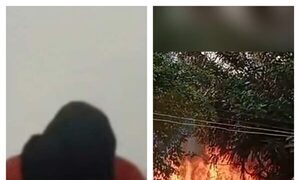 Desgraciado depravado quiso abusar de sus hijastras, la madre las defendió, fue reventada e incendió la vivienda