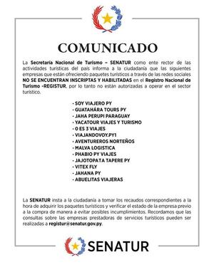 AUDIO: Vacaciones de verano: Senatur advierte del riesgo de contratar agencias de viajes no habilitadas  - A La Gran 7-30 - ABC Color