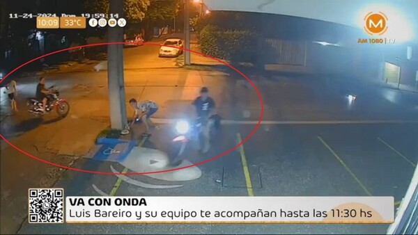 En manada asaltaron a un joven de 19 años en Asunción