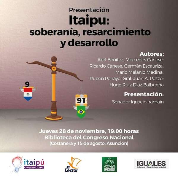 Itaipú: dos nuevos aportes sobre la causa paraguaya en Itaipú presentan mañana - Economía - ABC Color