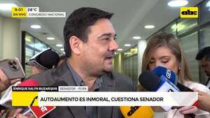 “Es inmoral e inhumano”: liberales cuestionan autoaumento en el Senado y critican a otros poderes  - ABC Noticias - ABC Color