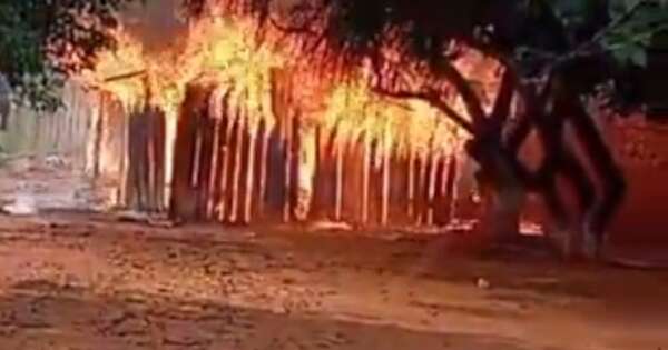 La Nación / Detienen a un sujeto tras incendiar casa de su pareja e intentar abusar de dos niñas