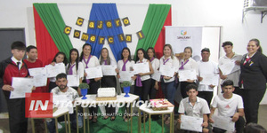 19 EGRESADOS DEL CURSO DE CAJERO COMERCIAL EN SAN JUAN DEL PNÁ. - Itapúa Noticias