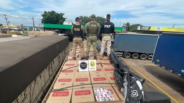 Incautan carreta repleta de cigarrillos de Tabesa