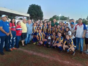 El Sportivo Obrero se consagró campeón del torneo femenino de la Liga Deportiva del Amambay 2024