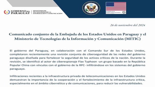 Infiltraciones cibernéticas en redes paraguayas exponen intentos de espionaje | Tecnología | 5Días
