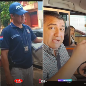 Intendente de Encarnación es sorprendido circulando sin chapa en control vehicular - TVS
