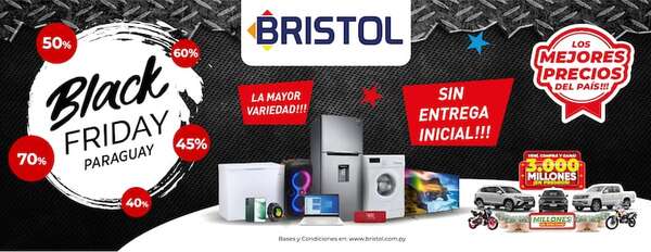¡Explota el Black Friday en Bristol con hasta 70% de descuento! - Negocios - ABC Color