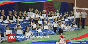 SAN JUAN DEL PNÁ. CELEBRÓ LA CLAUSURA DEL ELENCO MUNICIPAL DE DANZAS - Itapúa Noticias