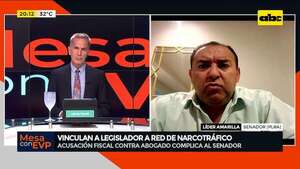 Vinculan a legislador con red de narcotráfico: “estoy súper tranquilo, el que nada debe, nada teme” - Mesa de Periodistas - ABC Color