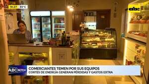 Comerciantes preocupados por los constantes cortes de energía: generan pérdidas y gastos extra - ABC Noticias - ABC Color