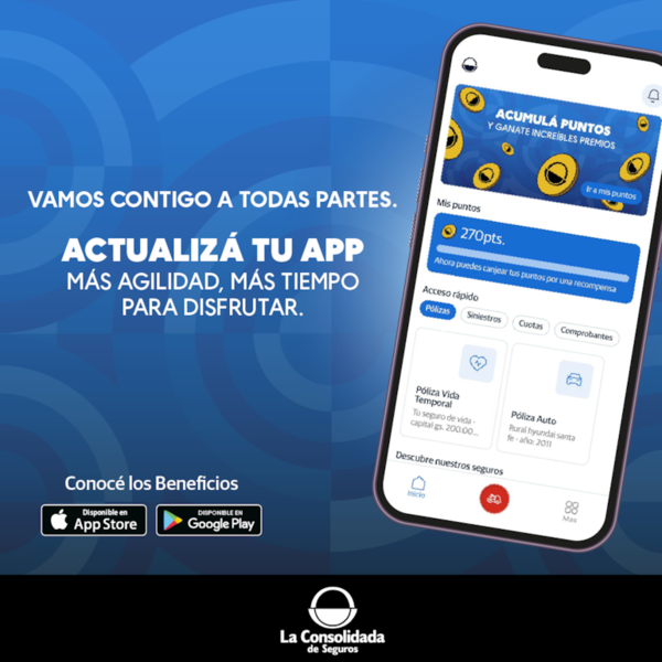 La Consolidada S.A. de Seguros relanza su aplicación móvil con nuevas y mejores funcionalidades - Negocios - ABC Color