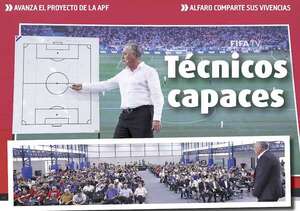 Alfaro compartió sus vivencias  - Fútbol - ABC Color
