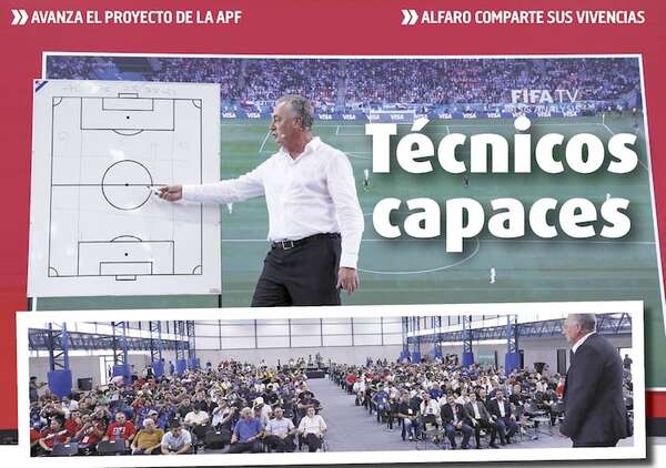 Alfaro compartió sus vivencias - Fútbol - ABC Color