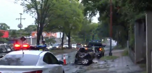 Fatal choque en Fernando de la Mora - 1000 Noticias