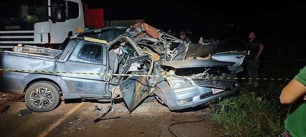 Siniestro vial se cobra dos vidas en Katuete - 1000 Noticias