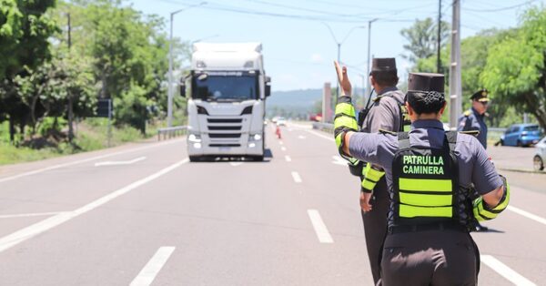 Patrulla Caminera despliega más de 300 efectivos para garantizar seguridad en peregrinación a Caacupé