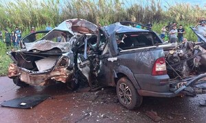 Brutal choque frontal se cobra la vida de tres personas en Canindeyú – Prensa 5