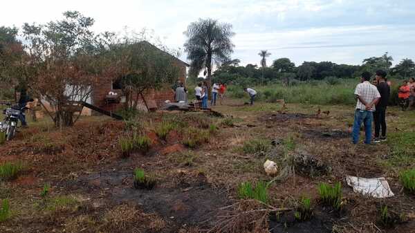 San Pedro del Paraná: Cayó a un pozo donde se quema basura y murió calcinado