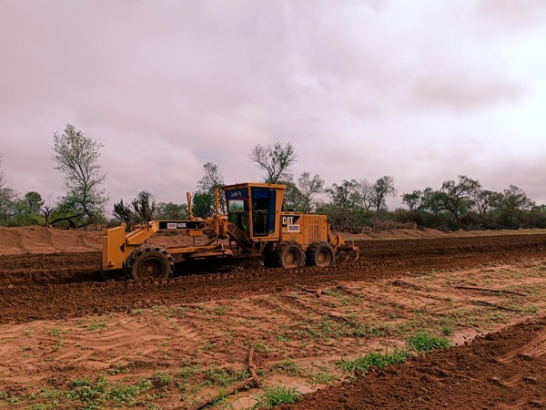 Avanzan con el terraplenado y mantenimiento del lote 2 del Corredor Bioceánico