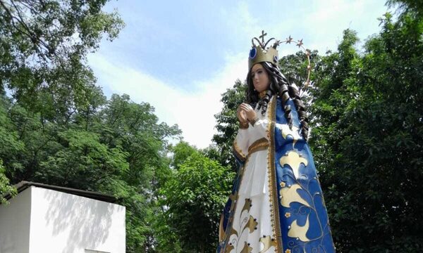 (Video) Inauguran la escultura de la Virgen de Caacupé más grande del país
